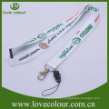 A maioria de corda promocional popular / poliéster Lanyard / Phone Holder